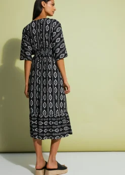 Vestido midi de punto