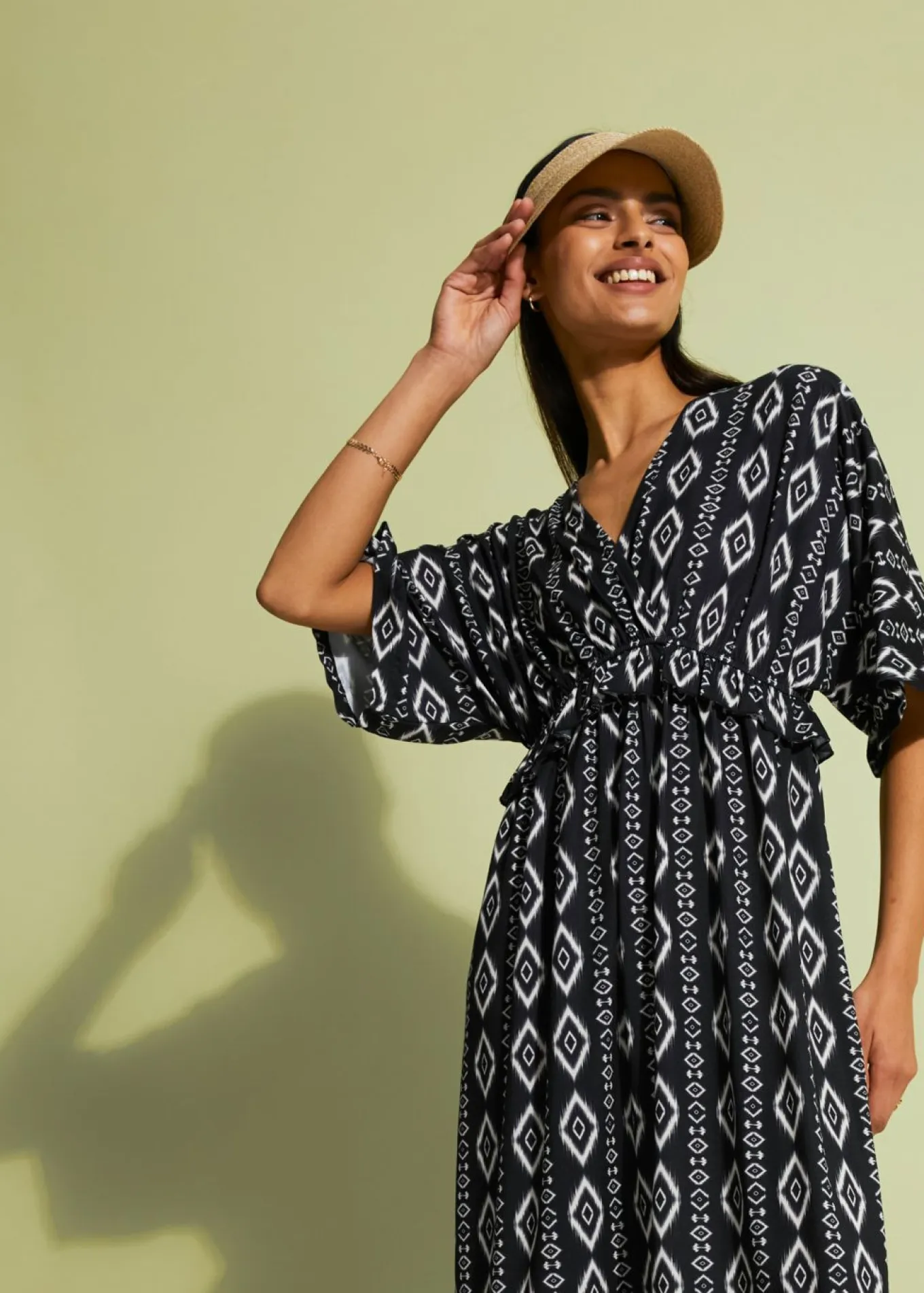 Vestido midi de punto