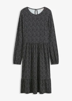Vestido midi de punto de mezcla de viscosa