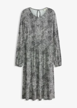 Vestido midi de punto de mezcla de viscosa