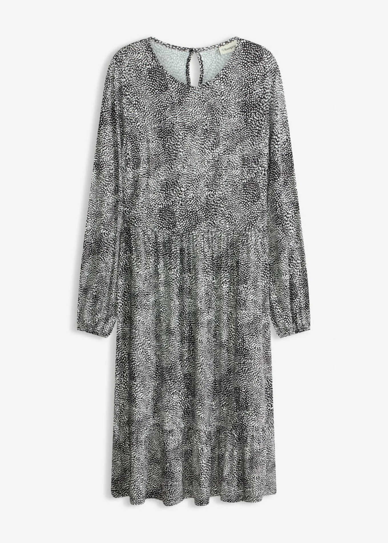 Vestido midi de punto de mezcla de viscosa