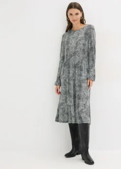 Vestido midi de punto de mezcla de viscosa