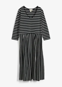 Vestido midi de punto de algodón