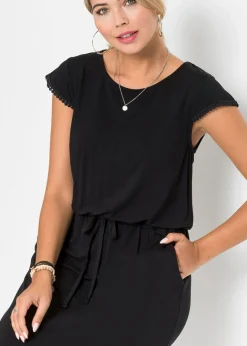Vestido midi de punto en viscosa sostenible