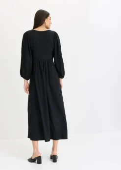 Vestido midi de punto estructurado