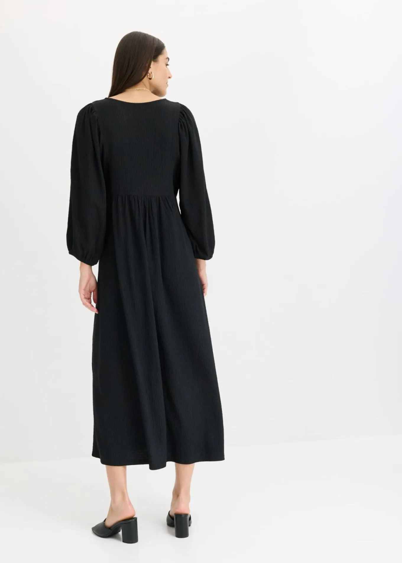 Vestido midi de punto estructurado