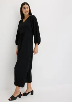 Vestido midi de punto estructurado