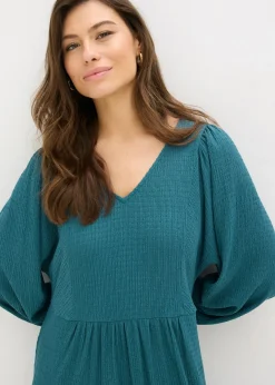 Vestido midi de punto estructurado