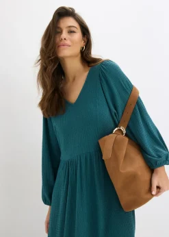 Vestido midi de punto estructurado