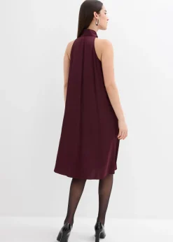 Vestido midi de satén de mezcla de viscosa