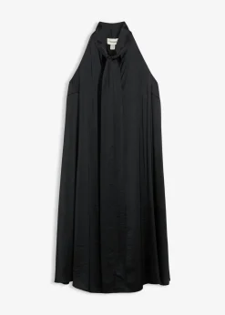 Vestido midi de satén de mezcla de viscosa