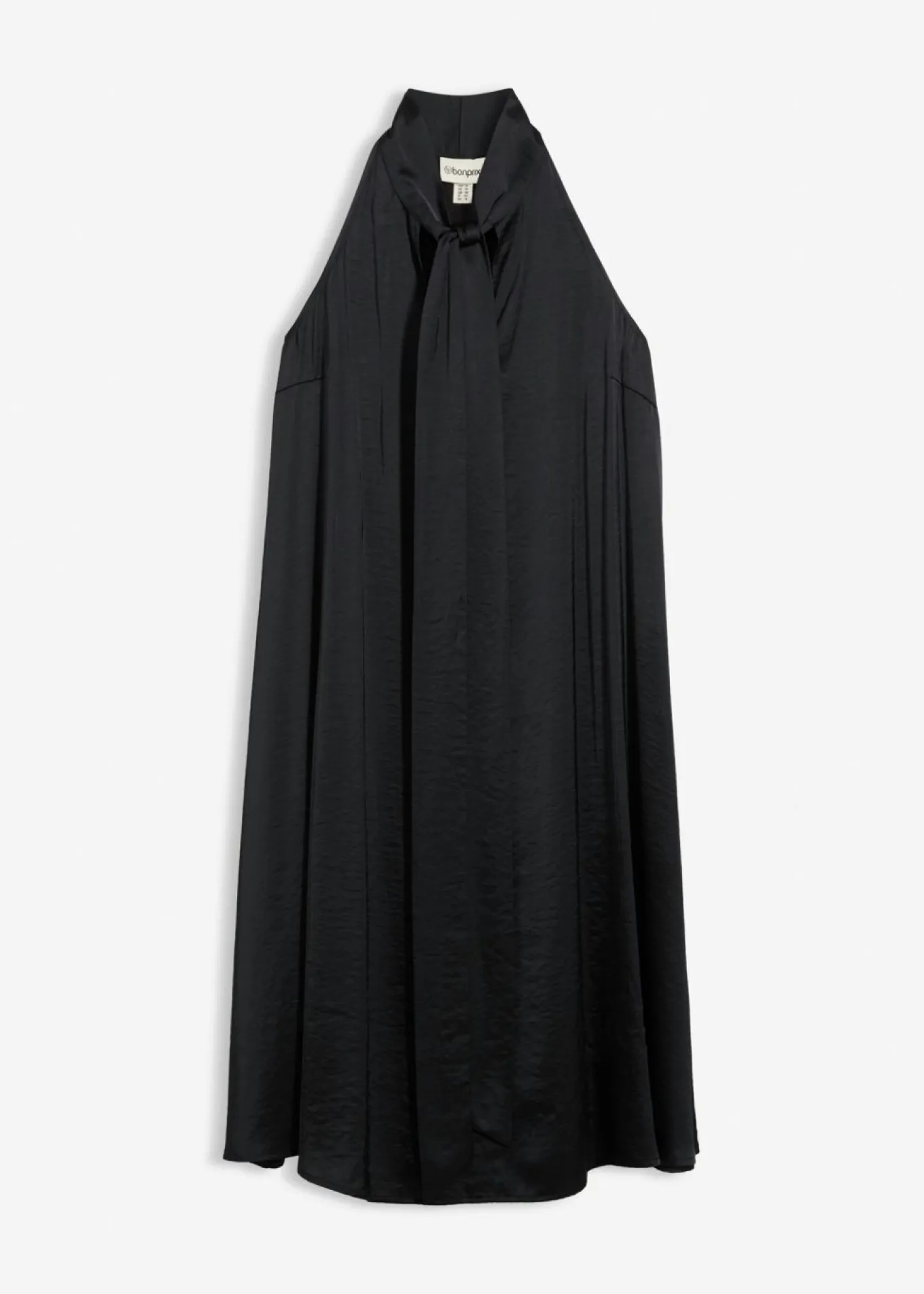 Vestido midi de satén de mezcla de viscosa
