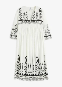Vestido midi de viscosa fluida