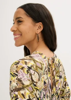 Vestido midi de viscosa fluida