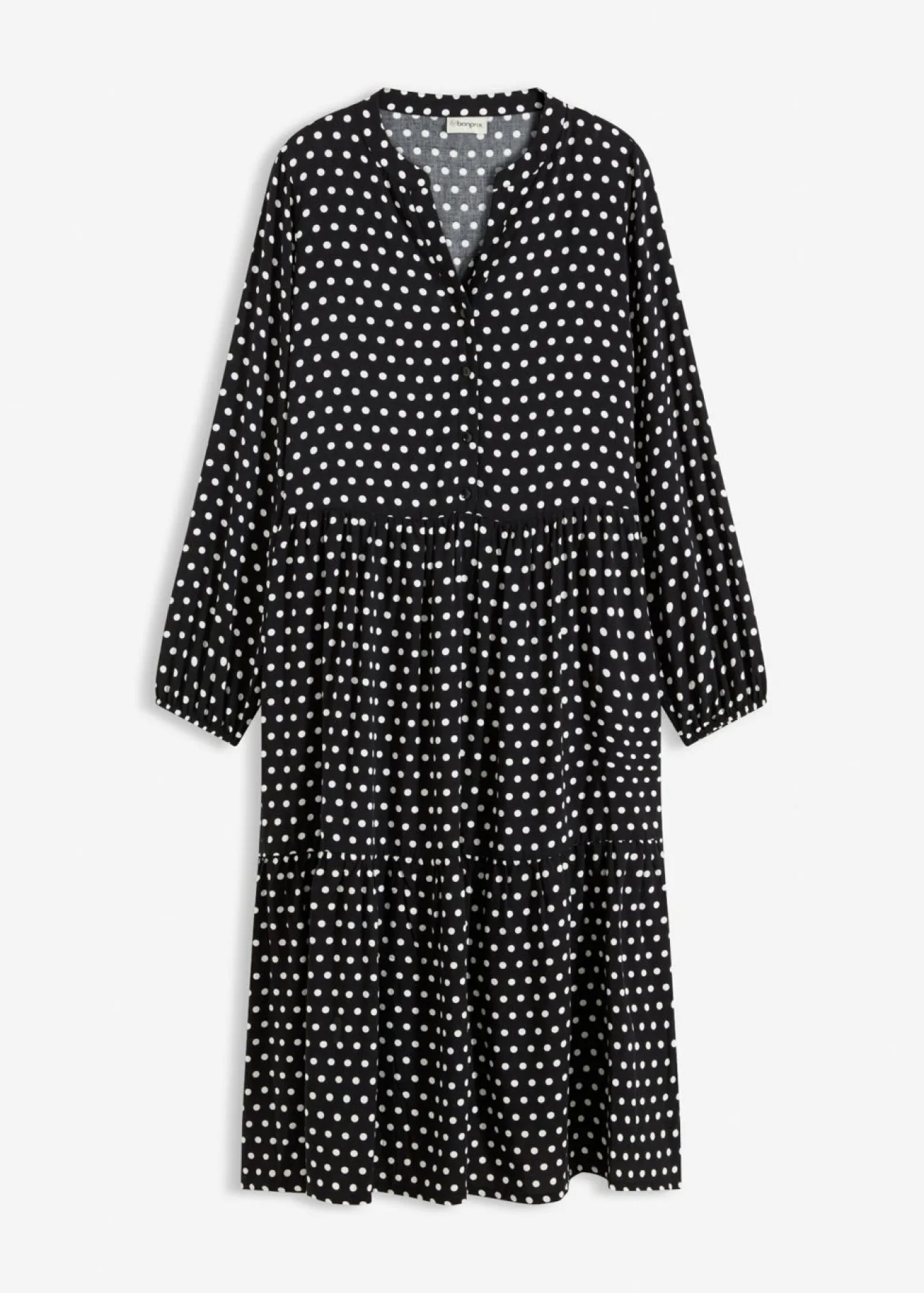 Vestido midi de viscosa fluida