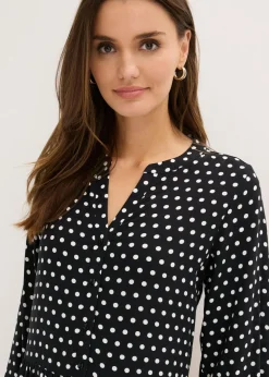 Vestido midi de viscosa fluida