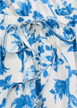 Vestido midi de viscosa fluida