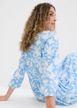 Vestido midi de viscosa fluida