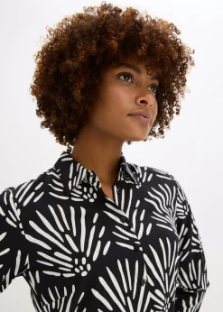 Vestido midi de viscosa fluida