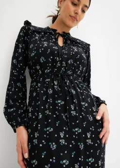 Vestido midi de viscosa pura