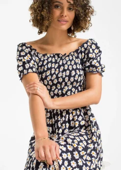 Vestido midi de viscosa pura