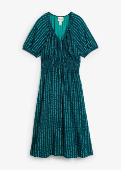 Vestido midi de viscosa suave