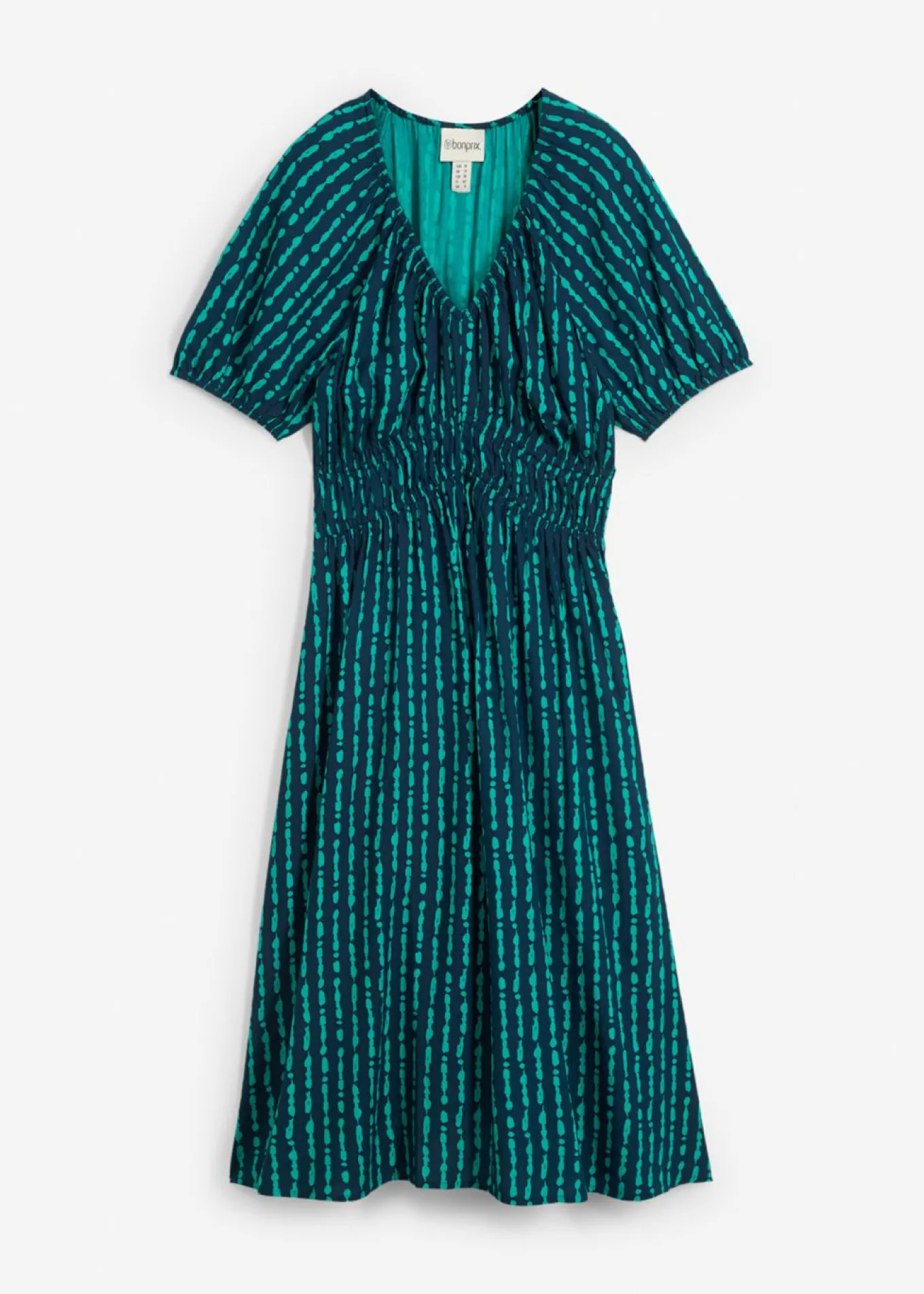 Vestido midi de viscosa suave
