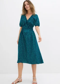 Vestido midi de viscosa suave