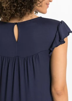 Vestido midi de viscosa sostenible