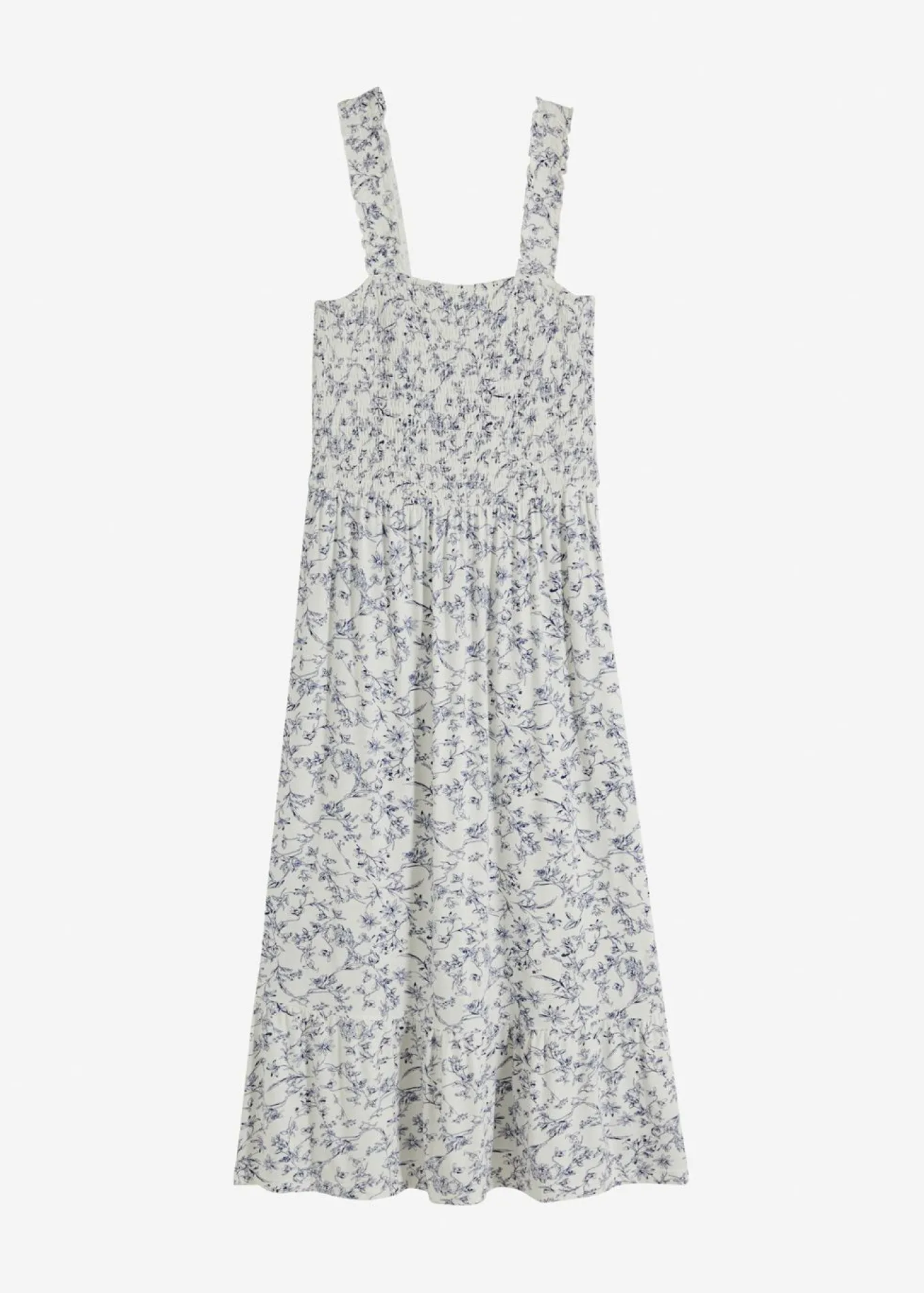 Vestido midi de viscosa sostenible