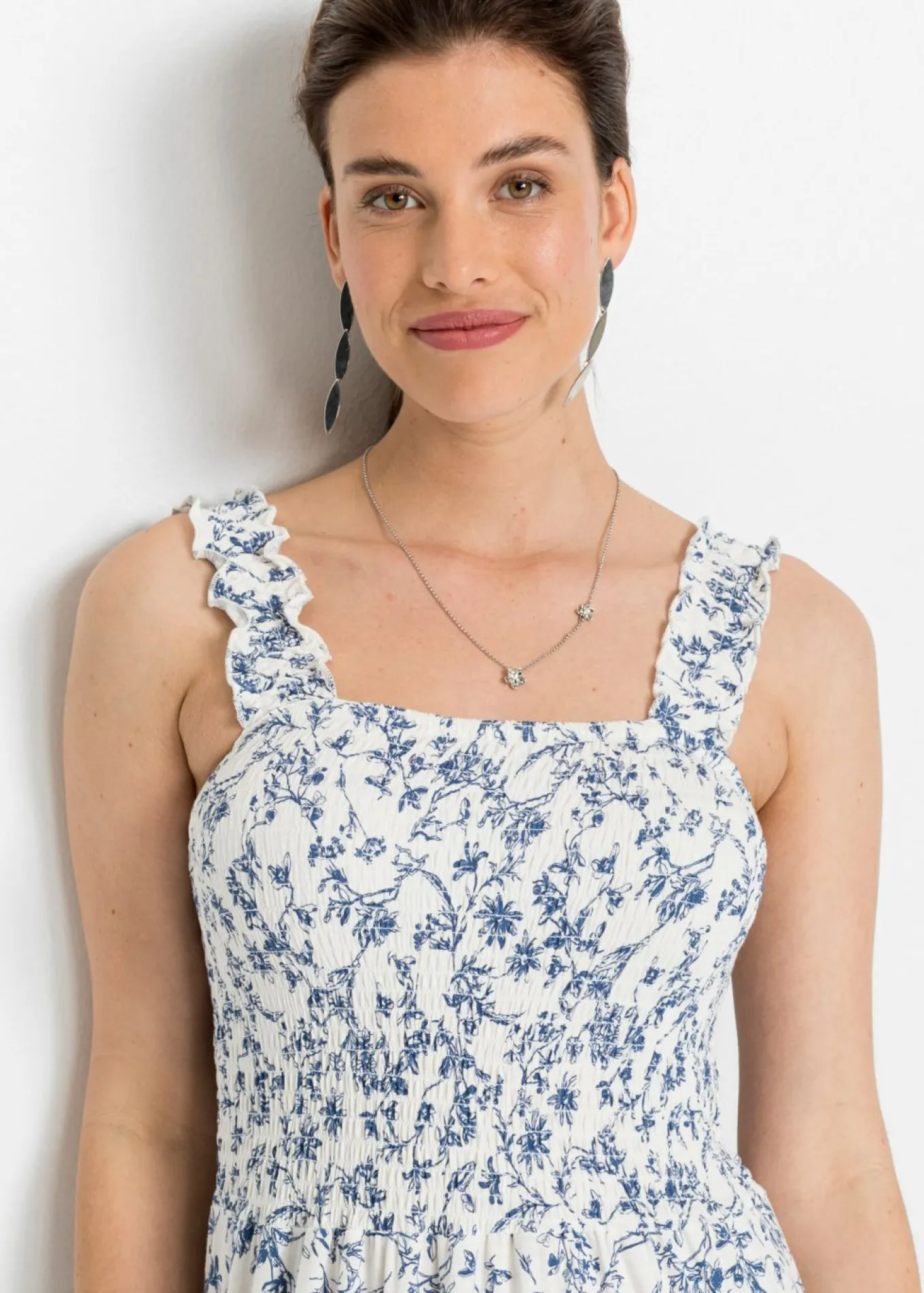 Vestido midi de viscosa sostenible