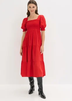 Vestido midi estampado
