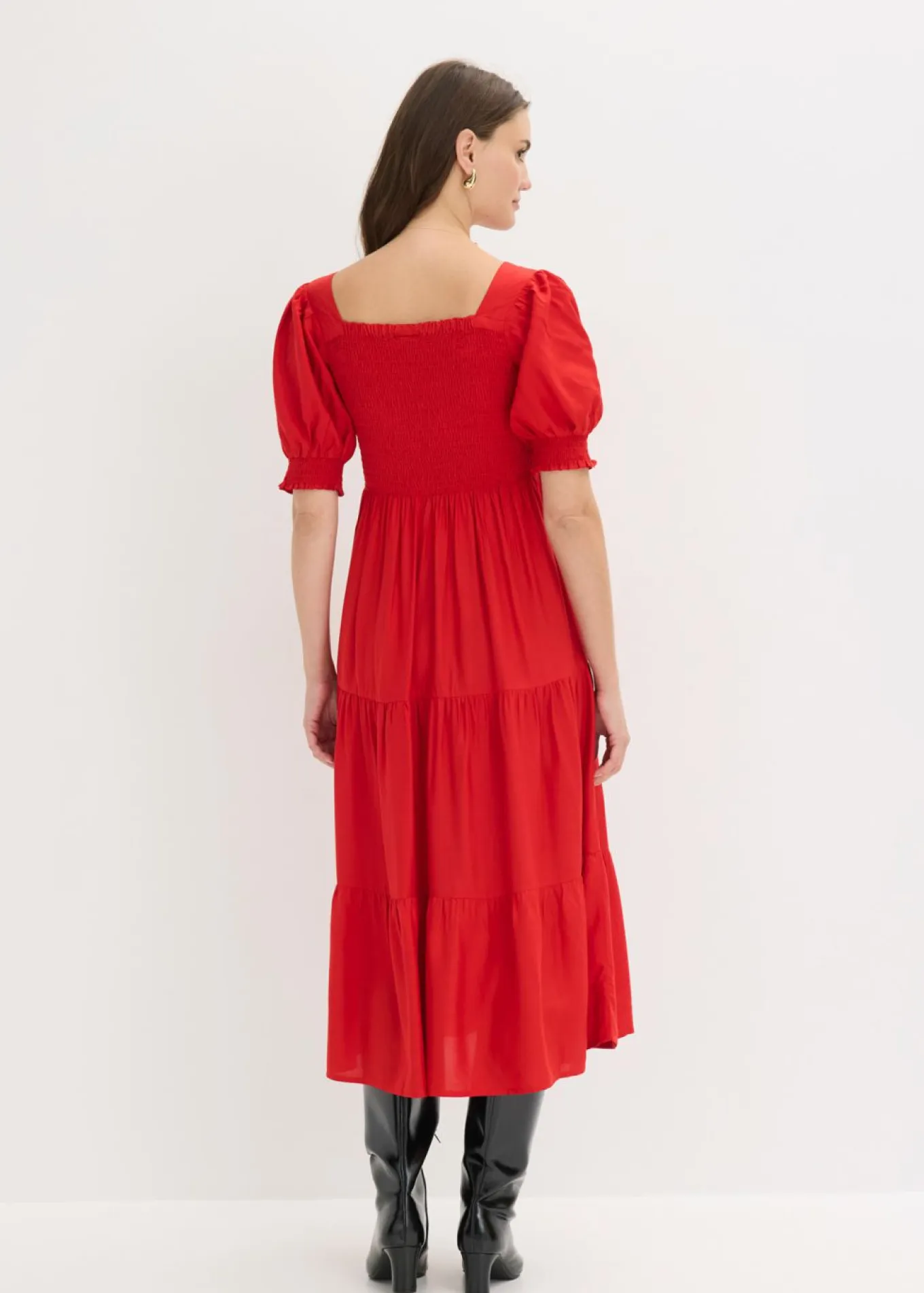 Vestido midi estampado