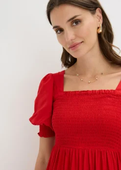 Vestido midi estampado