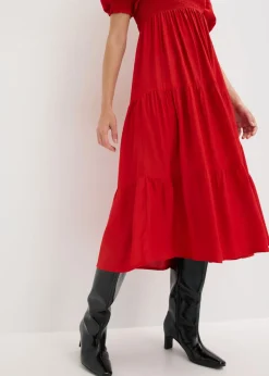 Vestido midi estampado