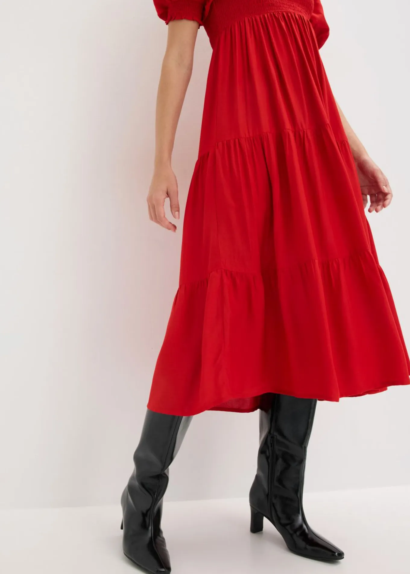 Vestido midi estampado