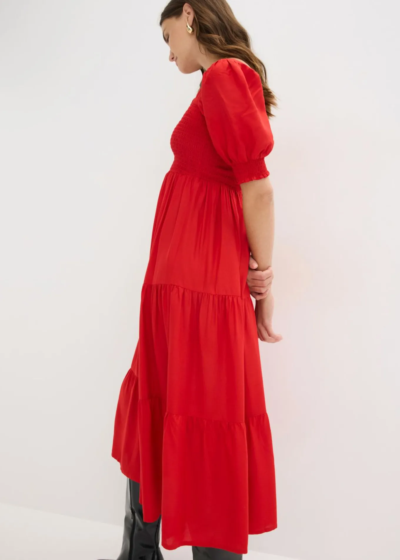 Vestido midi estampado