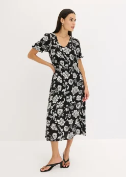 Vestido midi estampado