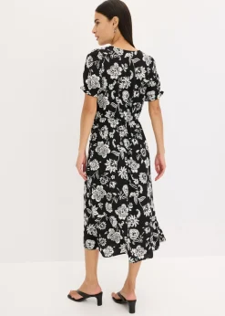 Vestido midi estampado