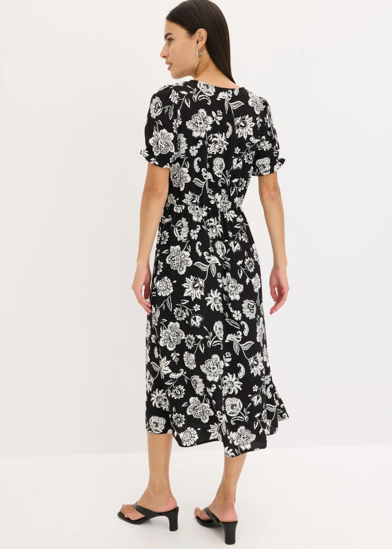 Vestido midi estampado