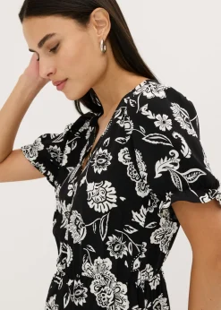 Vestido midi estampado