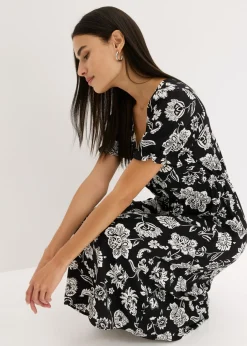 Vestido midi estampado