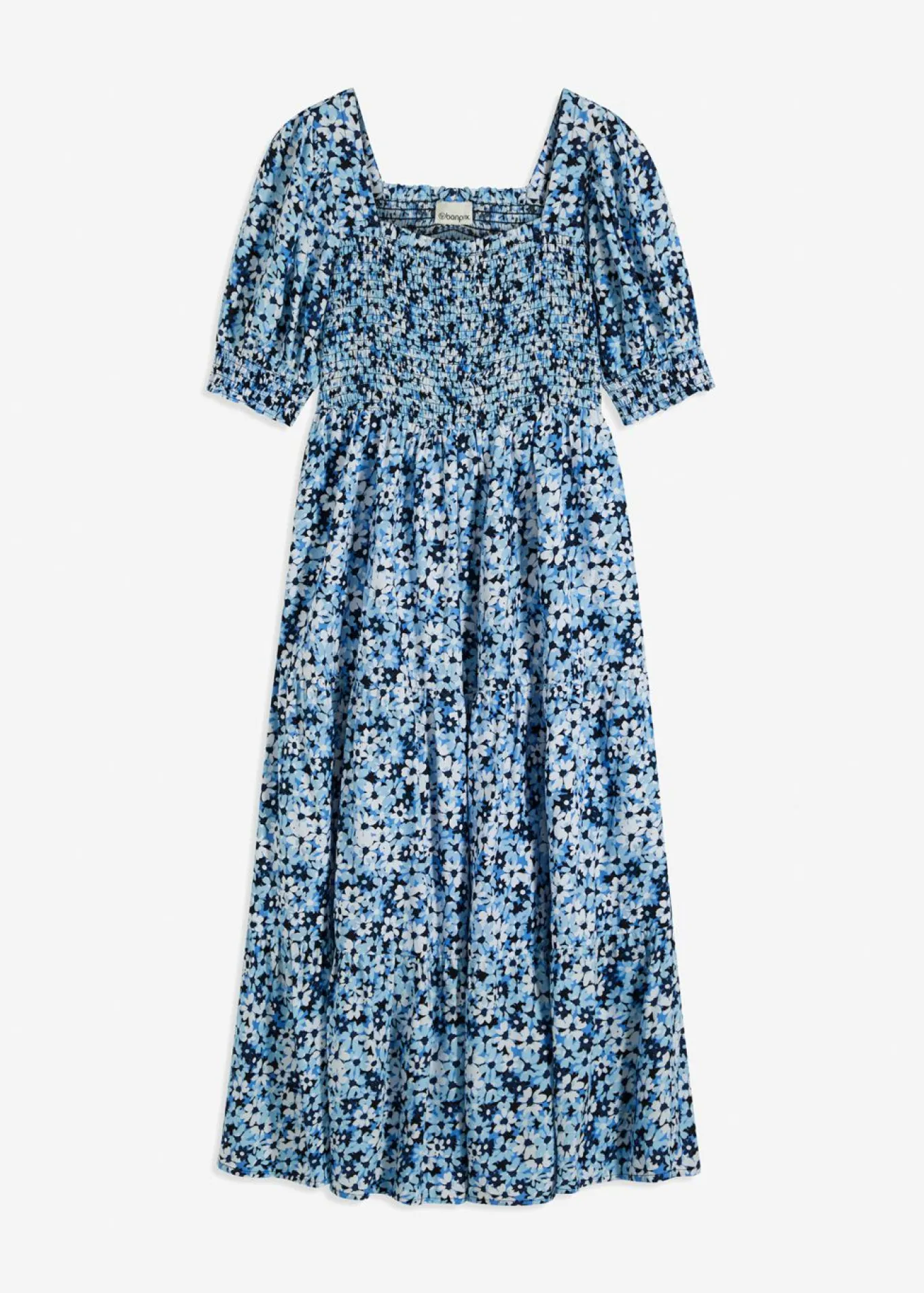 Vestido midi estampado
