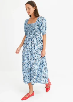 Vestido midi estampado