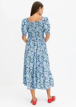 Vestido midi estampado