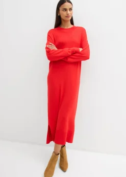 Vestido midi holgado de mezcla de viscosa