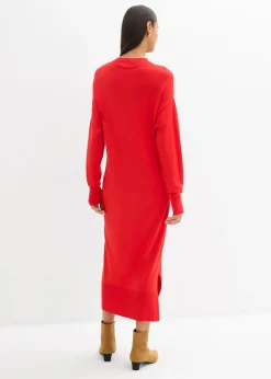 Vestido midi holgado de mezcla de viscosa