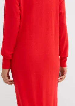 Vestido midi holgado de mezcla de viscosa