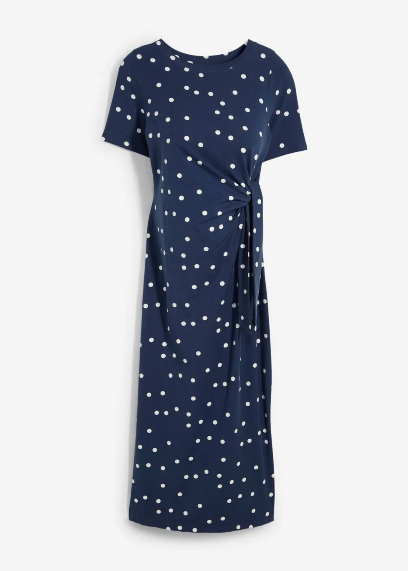 Vestido midi premamá de punto de algodón orgánico
