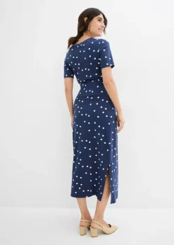 Vestido midi premamá de punto de algodón orgánico